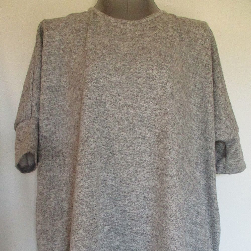 Riah FASHION Women's  Hacci Pocket Tunic top